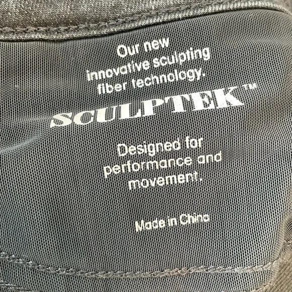 Athelta Sculptek Zip Ankle Stretch Skinny Jeans - Size 4 - carbon wash - Picture 12 of 13